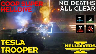 Helldivers 2 // Tesla Trooper - Terminid Coop Super Helldive Lvl 10 - All Clear, No Deaths