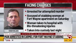 Man arrested in Carmel for Fort Wayne stabbing
