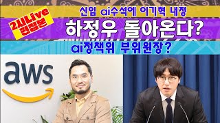 타로🔮하정우 돌아온다? ai수석에 이기혁 내정, 하정우를 정책위 부위원장??
