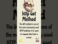 What is http Get Method ?