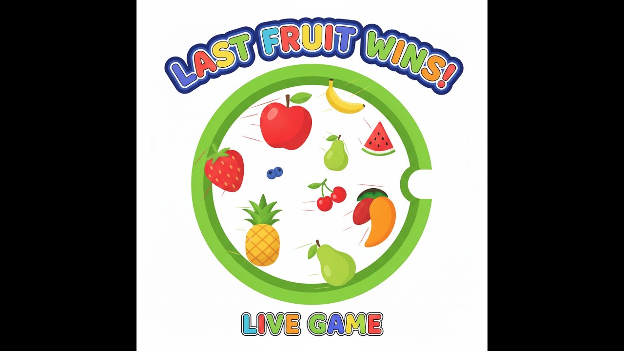 🍎 LIVE Fruit Elimination Circle Game 🍌 | Fun Physics Game for Kids 🔴