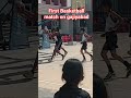 frist Basketball match on gajiyabad  block .difans on Basketball  .