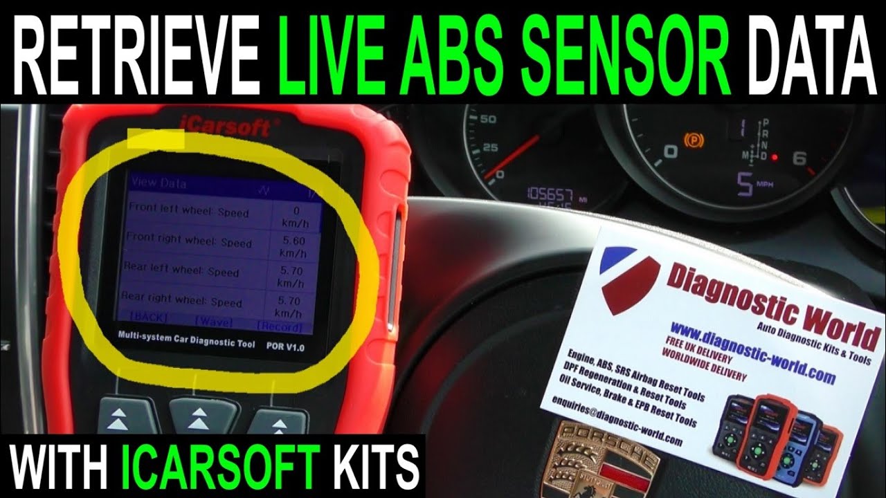 How to get ABS LIVE DATA from your car in 2 minutes. 