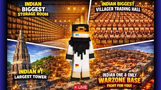 MINECRAFT Bedrock Edition Live Day 33 {4 Indian RECORDS} [In PC] #minecraft @alowkito