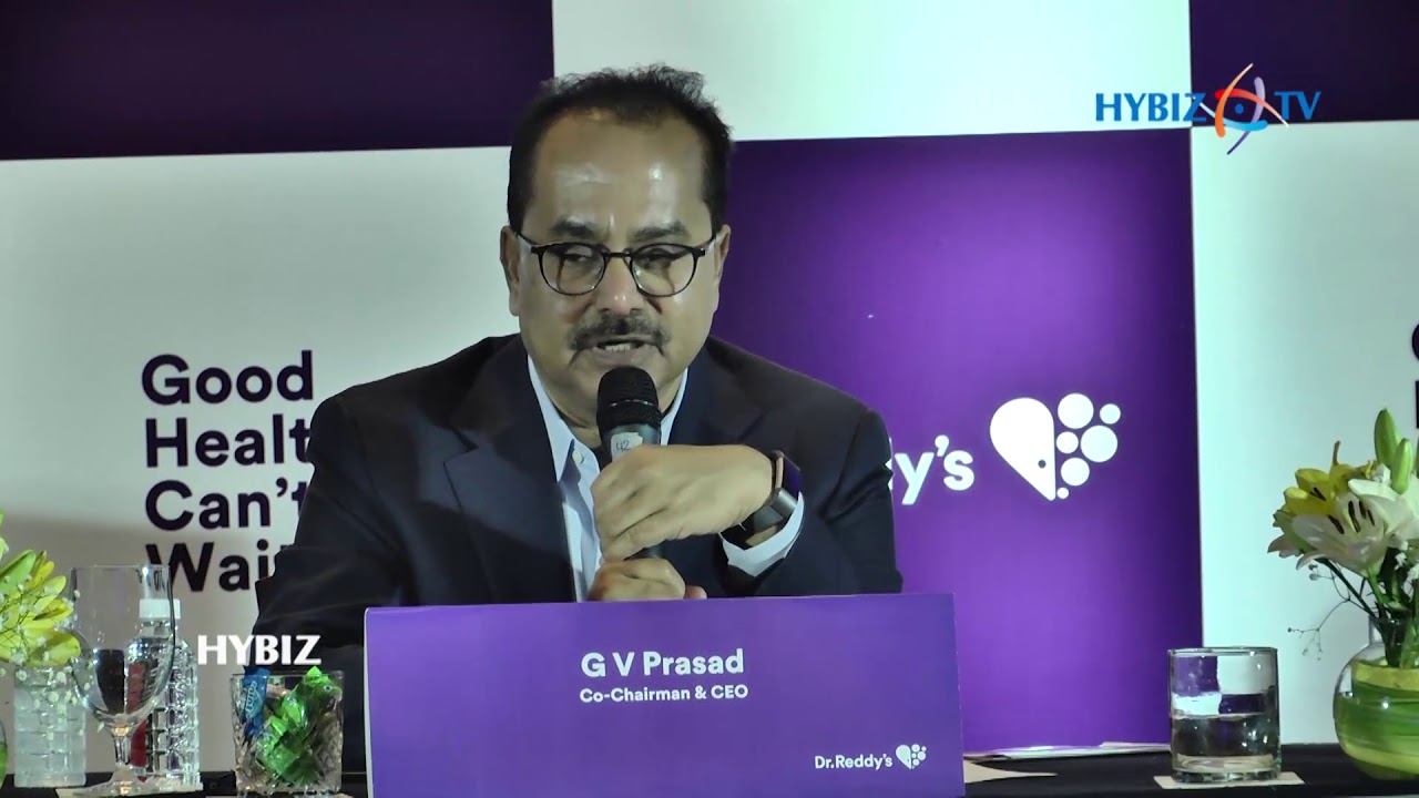 GV Prasad Co-Chairman & CEO | Dr.Reddy's Q1 FY19 Financial Results ...