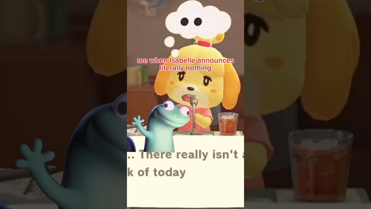 Isabelle should just not talk 🦎‼️ ACNH memes 2025 | animal crossing new horizons