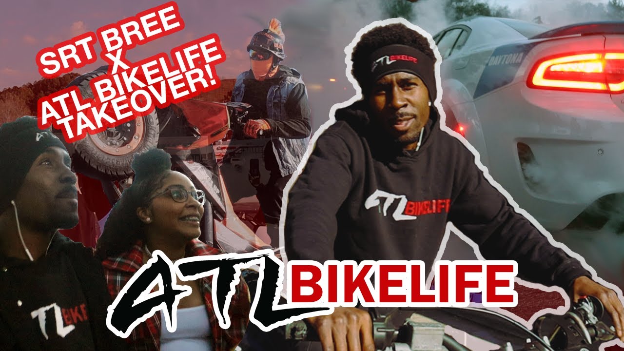 BIGGEST ATL DIRT BIKE & HELLCAT RIDE OUT WITH SRT BREE x ATLBIKELIFE. (POLICE CHASE IN HELICOPTER)