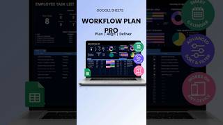 Workflow Plan Pro Google Sheet | Advanced Workflow Planning #google