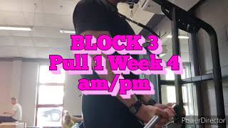DVTV: BLOCK 3 Pull 1 Wk 4