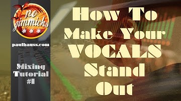 VOCAL MIXING: Make Your Vocals Stand Out In The Mix - (Dancehall Reggae Mixing Tutorial) Logic X