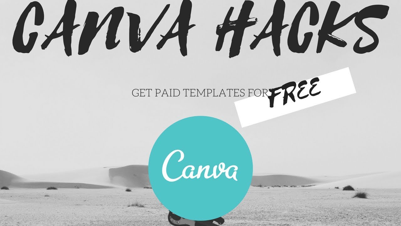 Get canva templates for FREE! Simple hack that will blow your mind. It's  simple - YouTube