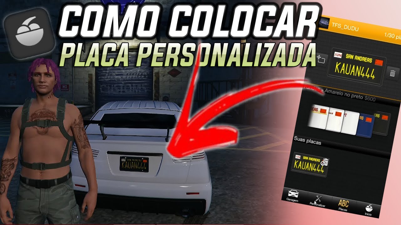 GTA San Andreas - Cadê o Game - Placas personalizadas dos veículos