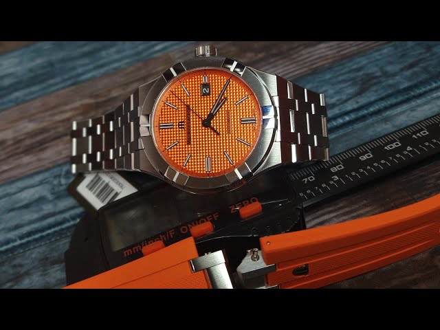 Maurice Lacroix AI6008-SS00F-530-E Aikon Automatic Orange Dial Limited  Edition - YouTube