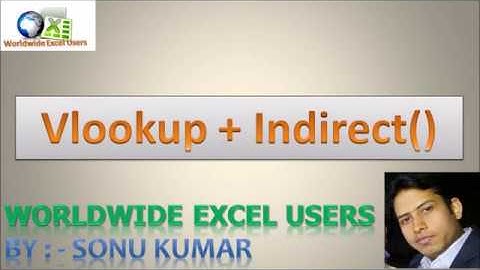 Vlookup With Indirect | Auto Range Using Indirect Function