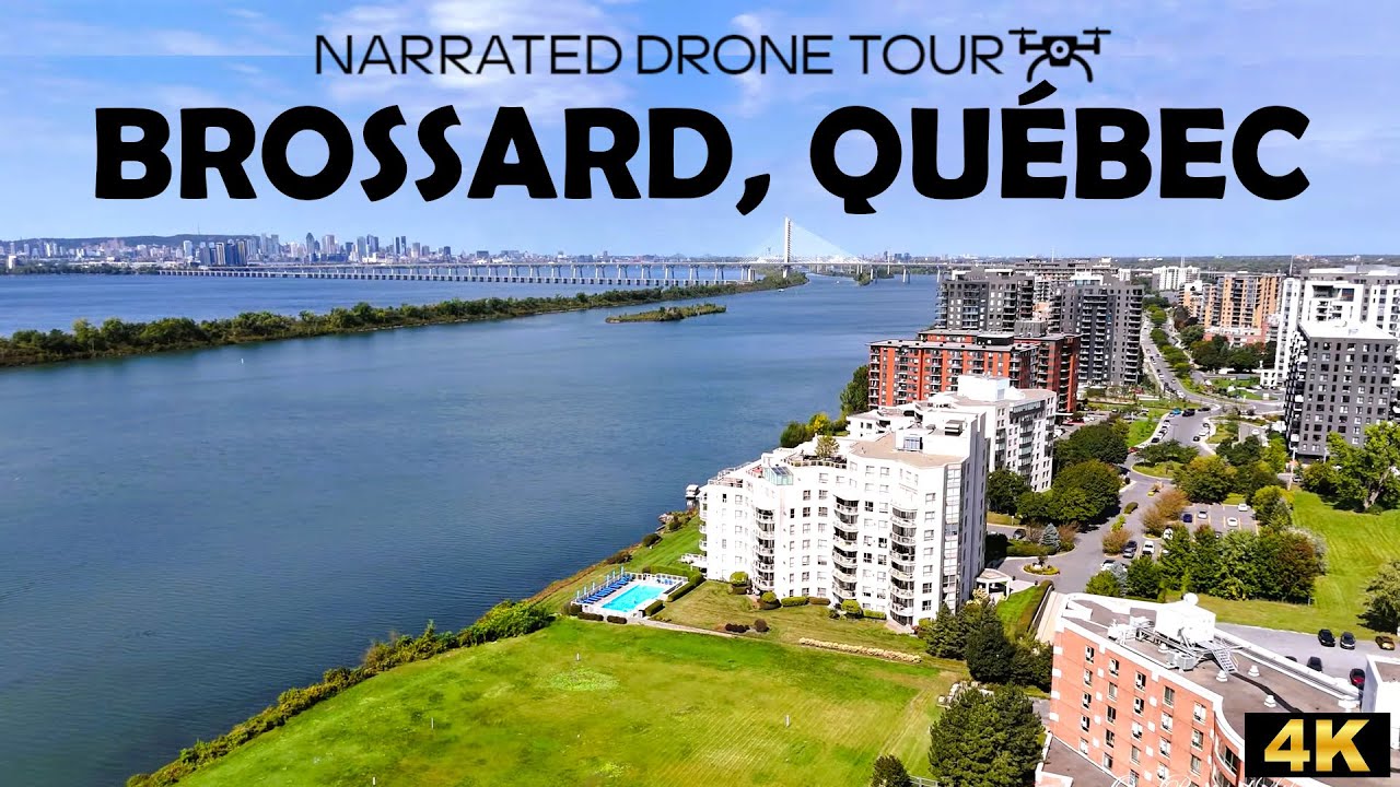🌆 Броссар, Квебек 🚁 4K Drone