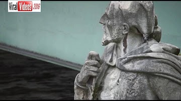 The Great Flood of 2016  Zouave statue used to measure water  !!