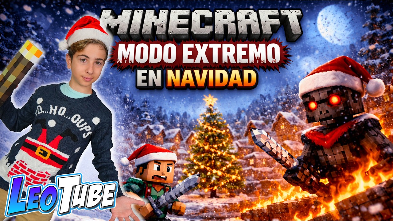 Minecraft Navidad en LeoTube