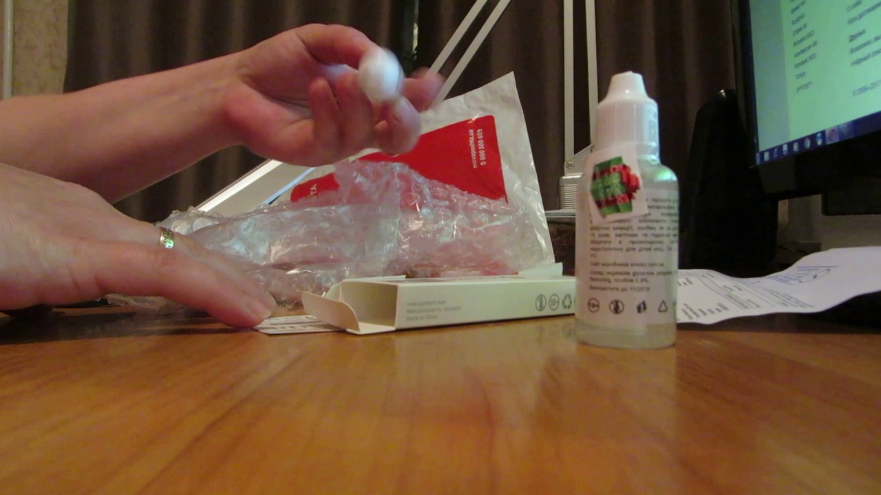 Распаковка жидкости и испарителей для электронных сигарет от компании SMOL.NET.UA