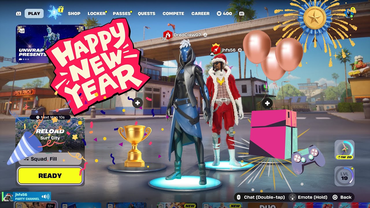New Year Begins with Victory in Fortnite(PS5)