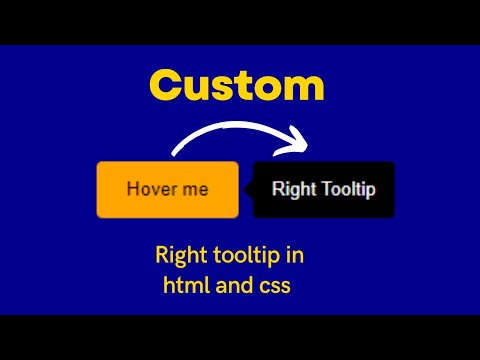 Custom right tooltip
