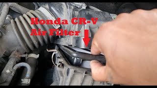 How to Change Air Filter - Honda CRV 2006 - 2012 Mk3 by Redline Revs 1,160 views 10 months ago 2 minutes, 35 seconds