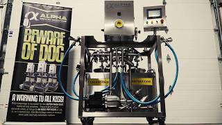 Alpha Semi Auto Keg Washer