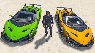 GTA 5 - Stealing Lamborghini Veneno - Heavy Car