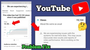 We are experiencing issues with the systems for real-time data Yt studio | inaccurate data  kya hai