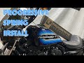 Progressive Fork Spring Install Harley Davidson Iron1200 Sportster