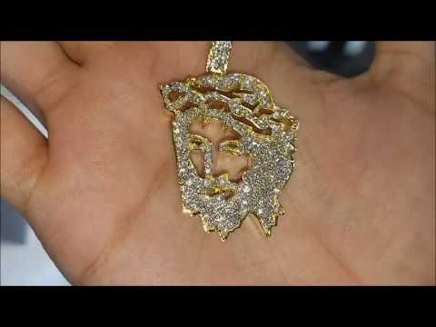 💎Custom Diamond Jesus Piece💎