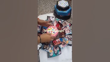 5 layer hexagon exploding box.                           Contact-7042726483