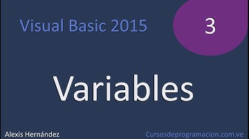 Visual Basic 2015   Tutorial 3 Variables