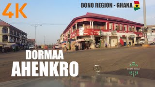 Dormaa Ahenkro Drive Tour in the Bono Region of Ghana 4K UHD