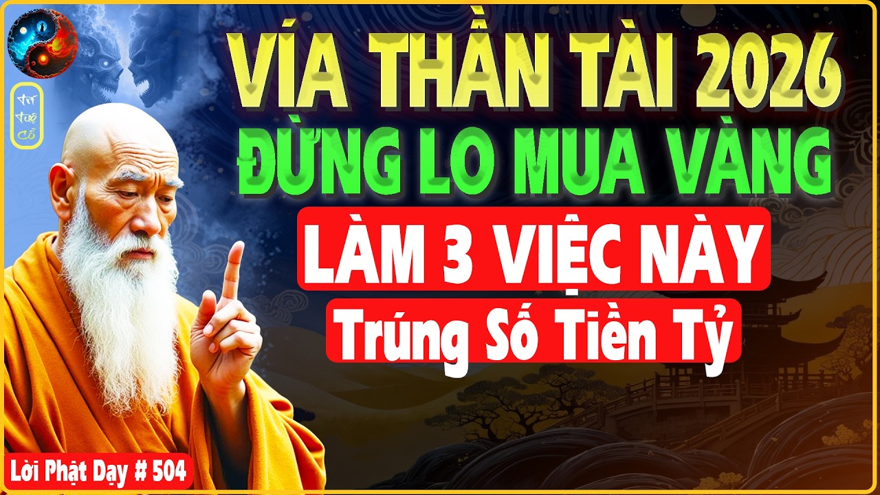 VÍA THẦN TÀI 2026 LÉN LÀM 3 VIỆC NÀY ĐỂ KÍCH HOẠT TÀI LỘC TRÚNG SỐ - TRÍ TUỆ CỔ