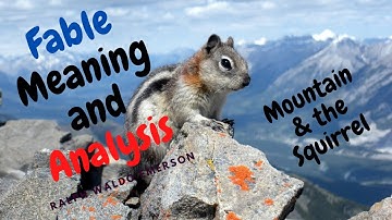 Fable by Ralph Waldo Emerson || Complete Meaning,Explanation,moral & significance of the title