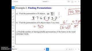 Lesson 42: Finding Permutations and Combinations