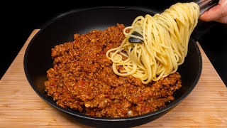The BEST Italian pasta recipe with ground beef! Easy, delicious and quick dinner!