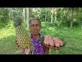 Village Foods ❤ Cooking Pineapple with Chicken in my Village by Grandma