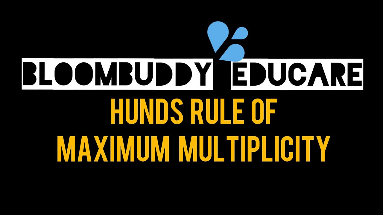 Hund's Rule of Maximum Multiplicity - YouTube