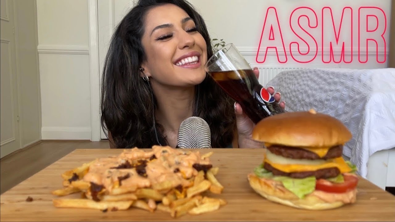 ASMR COPYCAT IN-N-OUT ANIMAL STYLE FRIES & BURGER *Kitone ASMR*