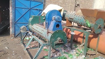 Pet bottle label remover 1000 kg per hour