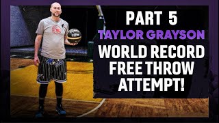 1,017 Free Throws Made in 1 hr While Alternating Hands Guinness World Records 🚨🏀🔥🐐 Part 5