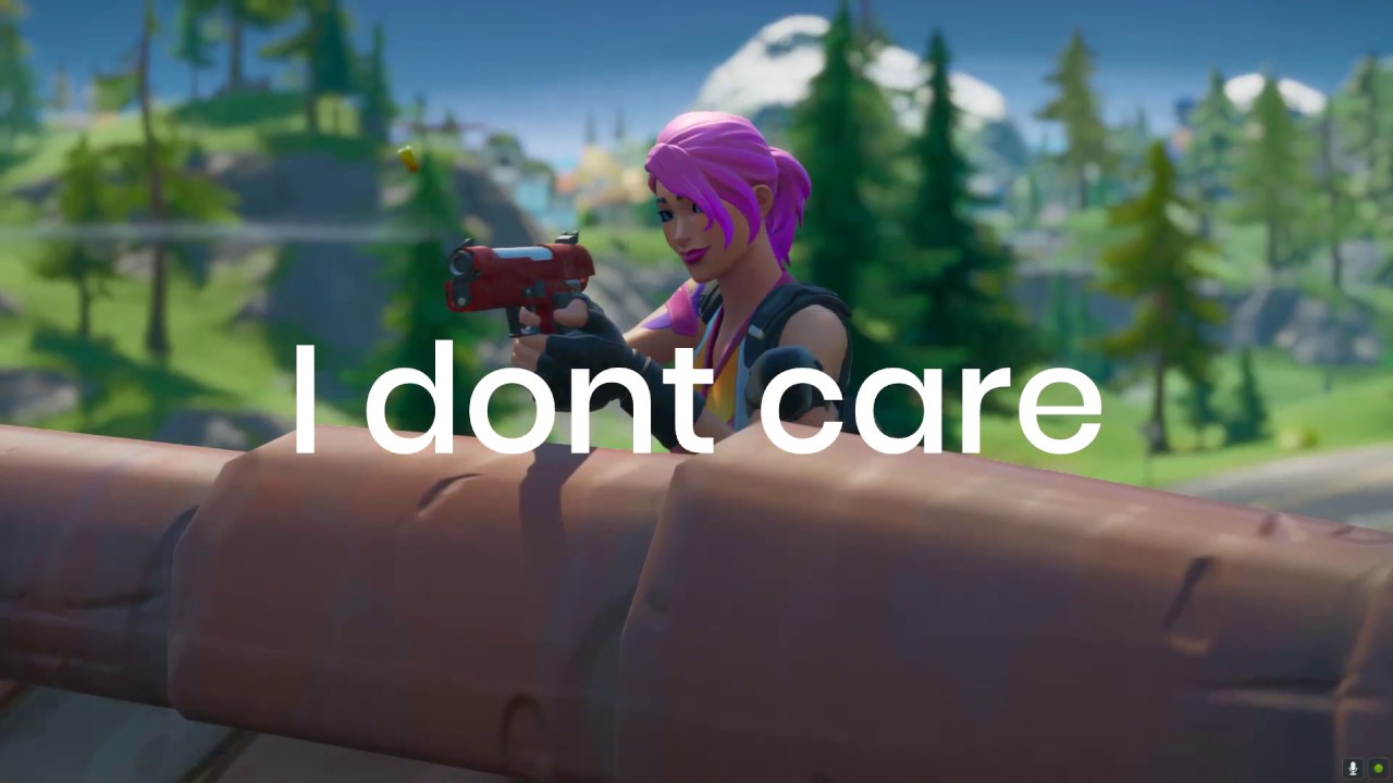 I don't care 👿💗 