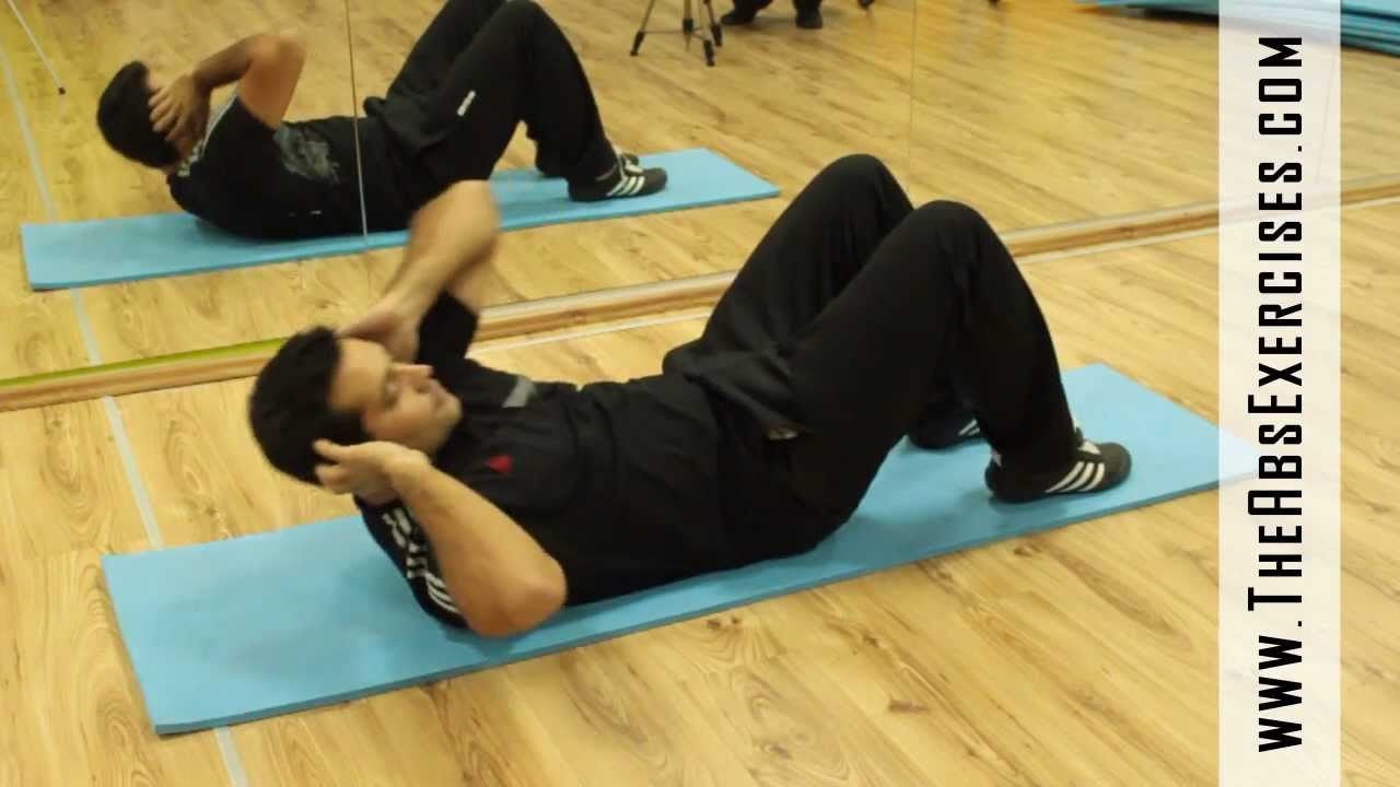 How to do Cross Crunches - YouTube