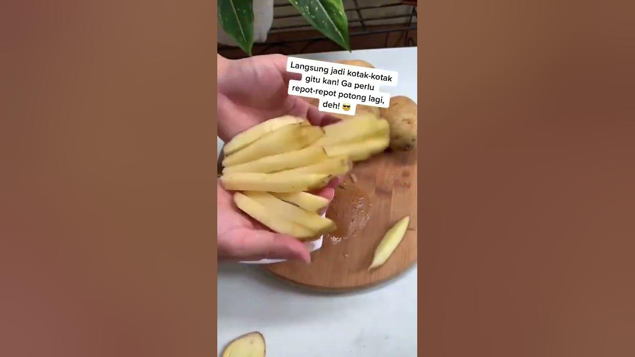 Cara baru bikin kentang goreng 😎