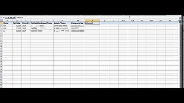 OnContact CRM- Prepare Spreadsheet for Importing