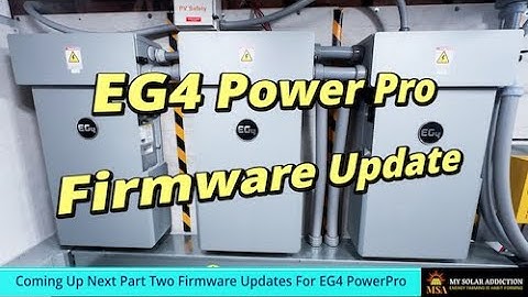 EG4 LLV2 Battery Firmware Update For Coms With EG4 PowerPro Part 2