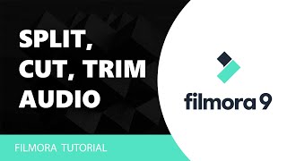 How to Split, Cut, Trim Audio in Filmora Tutorial screenshot 5
