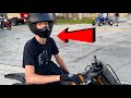 HE FELL OFF THE BIKE IN THE HOOD &amp; THIS HAPPENED!