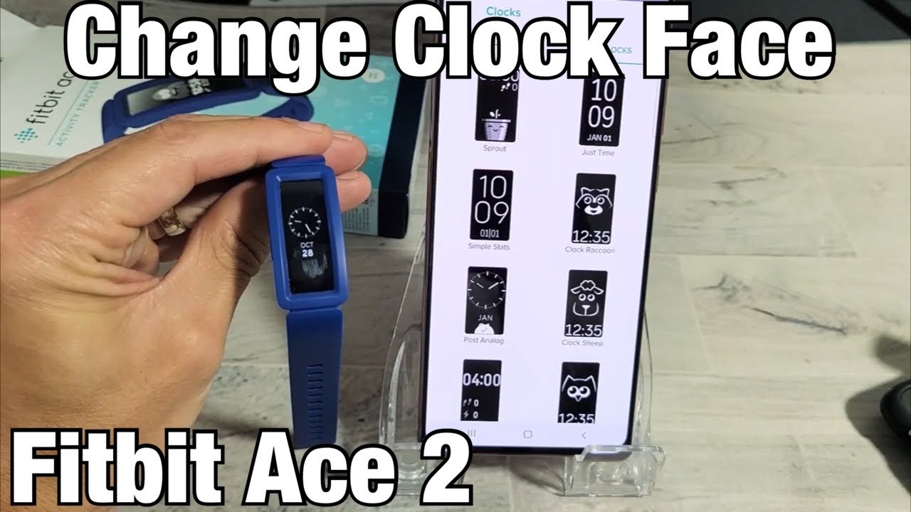 how to change the time on a fitbit ace 2